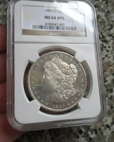 1885 O モルガン シルバー ダラー NGC MS64 DPL DMPL **ビデオ**