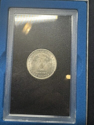 1883-CC 米国モルガン銀貨 GSA 箱付き