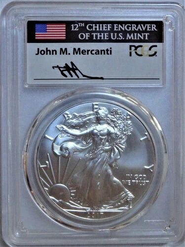 2017-P アメリカン シルバー イーグル 1ドル フィラデルフィア マーカンティ ラベル PCGS MS70