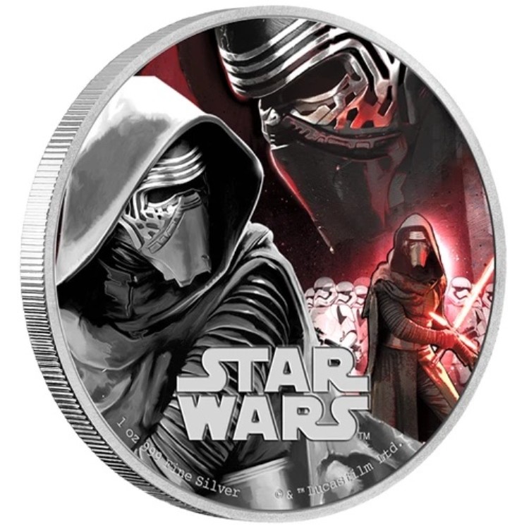 スター・ウォーズ? フォースの覚醒 カイロ・レン? (1) シルバーコイン 2016 - ニウエ - 1オンス PP-｜WORLD RESOURCE【KING店】