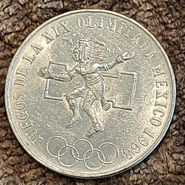 楽天市場】1960 年メキシコ銀貨 10 ペソ 150 周年記念平均円周 : 世界