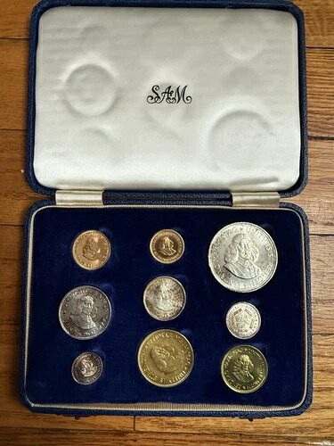 1961年南アフリカ 1ランド＆2ランド金貨プルーフセット｜WORLD RESOURCE【KING店】