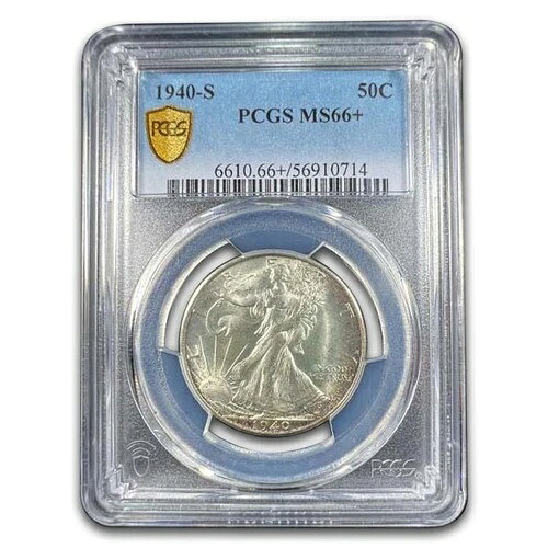 1940-S ウォーキング・リバティ・ハーフダラー MS-66+ PCGS