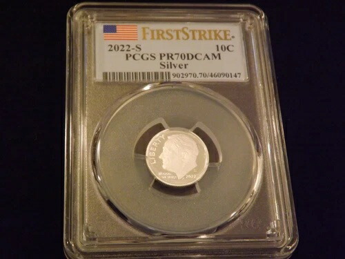 2022-S ダイム シルバー PCGS PR 70 DCAM