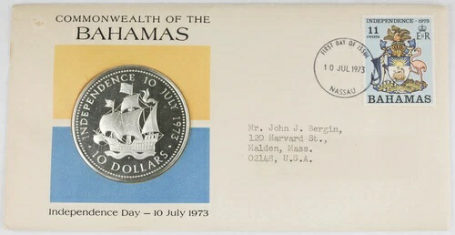 楽天市場】バハマ 1973年 10ドル銀貨：ASW：1.4795オンス : WORLD