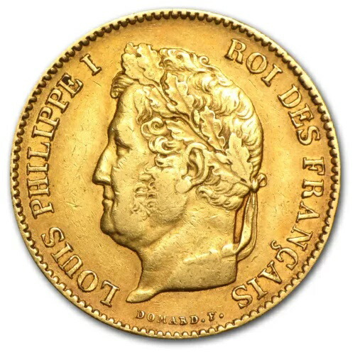1831-1838年 フランス 金貨 40フラン ルイ・フィリップ1世 XF