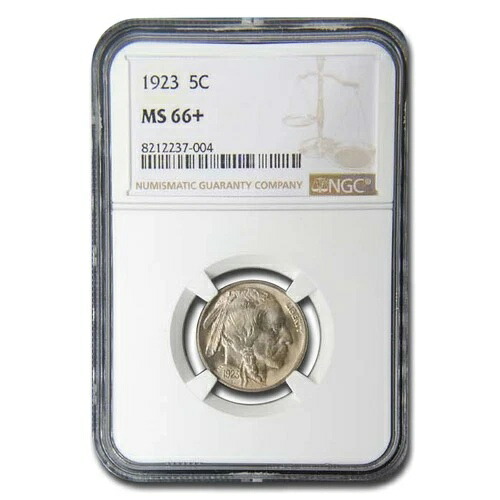 1923年 バッファローニッケル MS-66+ NGC