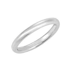 3mmドーム型コンフォートフィット結婚指輪（プラチナ製）
