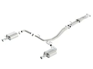 Borla 12-15 フォード エクスプローラー 3.5L エコブースト デュアルスプリット リアエクステンション SS Sタイプ CB用