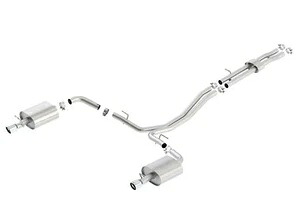 Borla 140656 Sタイプキャットバック排気システム 13-15年式エクスプローラーに適合
