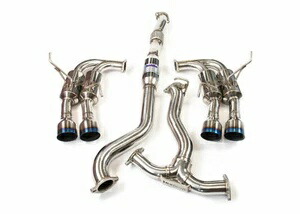 2015-2021 スバル WRX および STI INVIDIA GEMINI R400 キャットバックエキゾーストバーントチップ