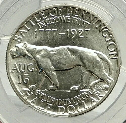 1927年 バーモン州創設者アイラ・アレン記念 シルバー ハーフドルコイン PCGS i76450