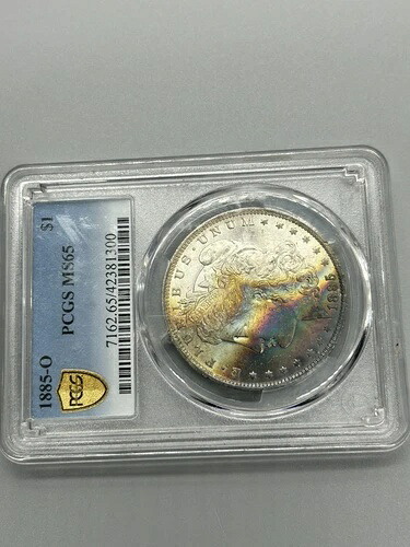 1885o pcgs ms 65 モーガン 素晴らしい色！素晴らしい！ぜひ私のオークションをチェックしてください