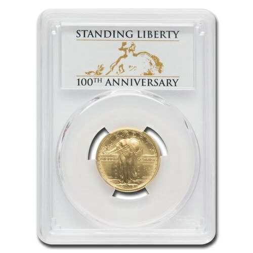 2016-W ゴールド スタンディング リバティ クォーター SP-70 PCGS (ファーストストライク)