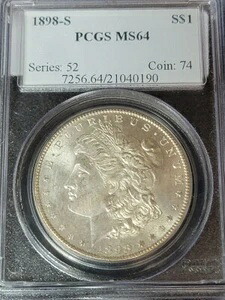 1898年 S $1 PCGS MS64 21040190