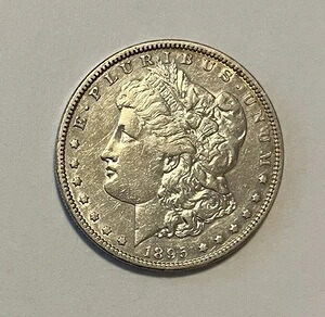 1895-S XF モルガン銀貨の詳細
