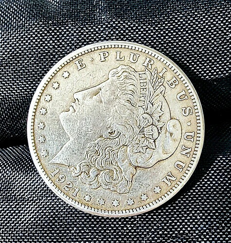 1921年 モルガン銀貨 Sミントマーク