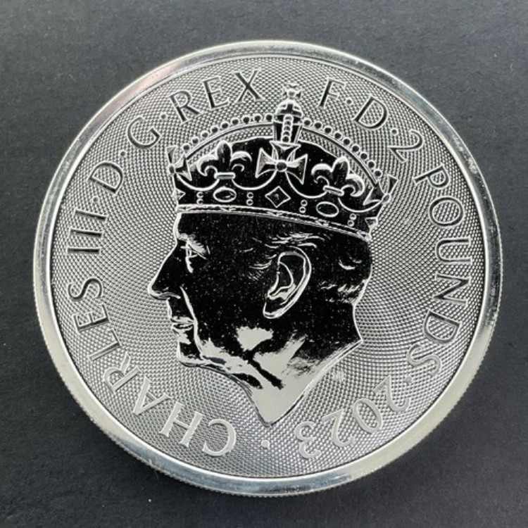 楽天市場】2023 戴冠式銀貨 戴冠式 チャールズ国王 チャールズ三世 1