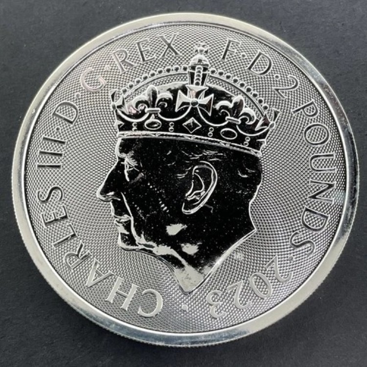 楽天市場】2023 ブリタニア銀貨 ブリタニア 戴冠式 チャールズ国王