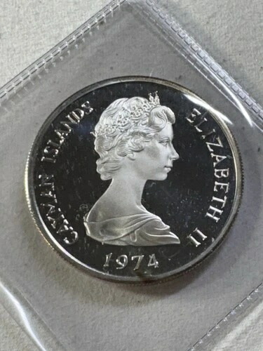 歴代女王ヤングエリザベス 1975年 ケイマン諸島 イギリス 50ドル 銀貨 歴代女王ヤングエリザベス 1975年 ケイマン諸島 イギリス 50ドル 銀貨