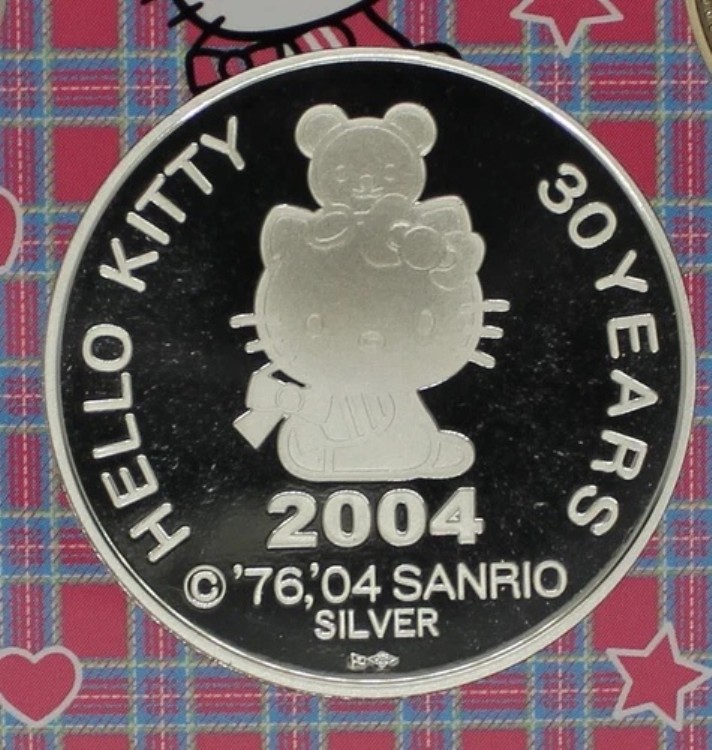 楽天市場】ハローキティ 誕生30周年 2004 プルーフ貨幣セット