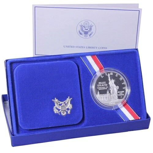 楽天市場】自由の女神像 1986年 記念コインセット シルバー 1