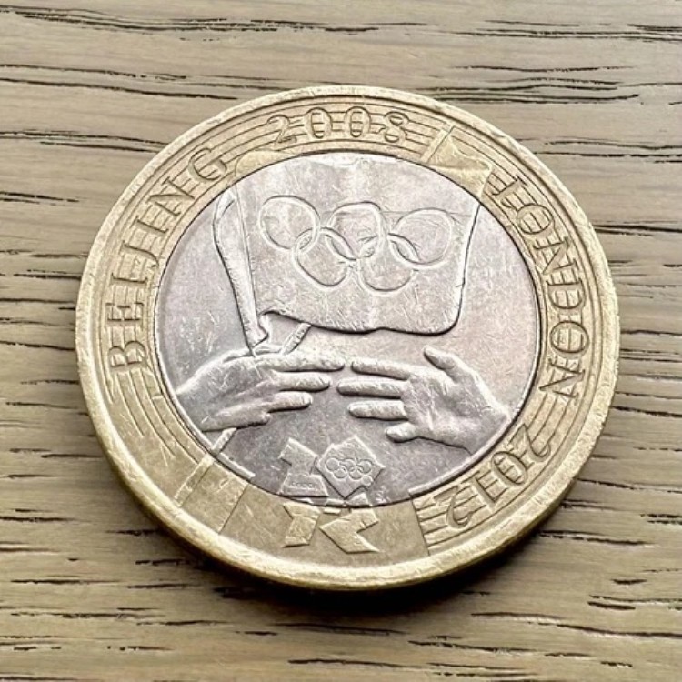 2008年イギリスオリンピック聖火引継式希少コイン