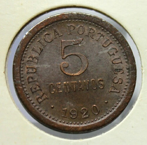 レア ポルトガル 1920 コイン 5 センタボ