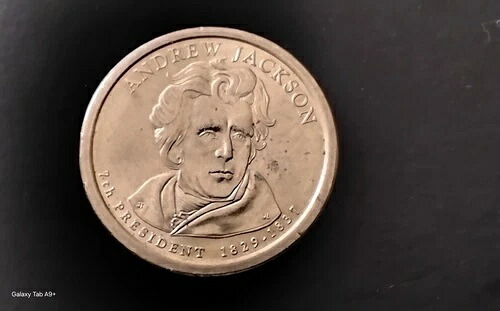 2008年 (P) - アンドリュー・ジャクソン 1829-1837 - 希少な1ドル硬貨