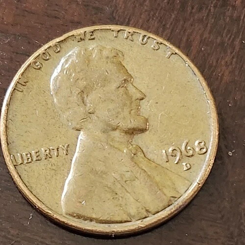 1968年 Dリンカーン・セント・メジャー・リム・カッド ? 「IN GOD WE TRUST」がリムに埋め込まれている ? 希少