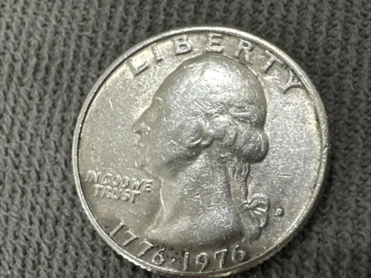 1776-1976 D 米国 200周年記念クォーター、希少 ミントマーク レギュラー