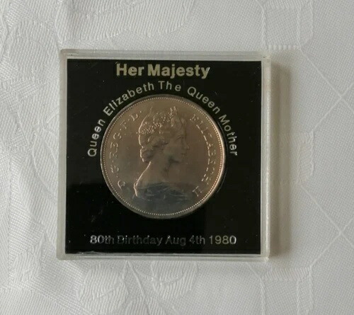 楽天市場】ジブラルタル エリザベス女王の母誕生80年記念1クラウン貨