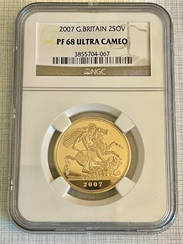 イギリス 2007 2 ソブリンゴールド NGC PF68 ウルトラカメオ SKU# 2541|WORLD RESOURCE【KING店】