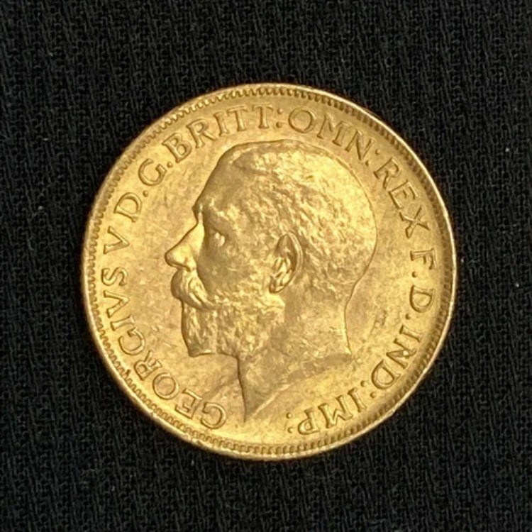 1918年 I? 英国金ソブリン金貨 ? インド ? 美しい英国コイン！BrG406画像