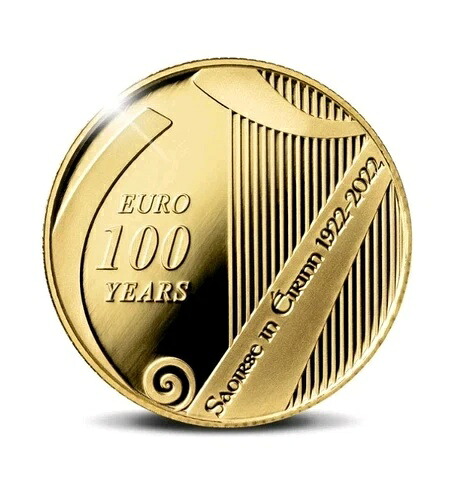 建国100周年記念 100ユーロ金貨 2022年