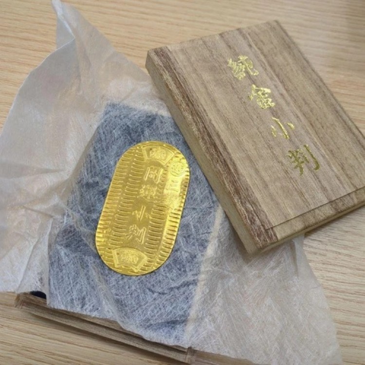 楽天市場】平成桜小判 純金 約15g 造幣局謹製 金属工芸【中古
