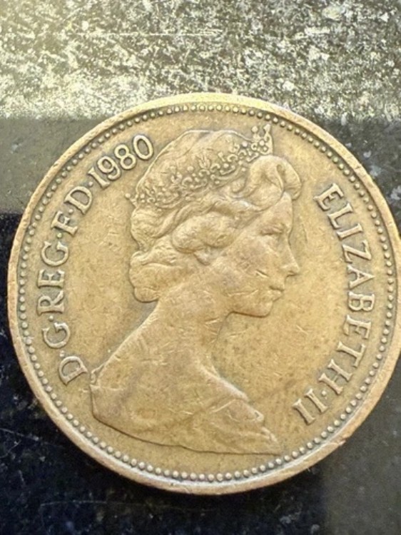 非常に希少な1980年2ペンス新ペンス硬貨｜WORLD RESOURCE【KING店】