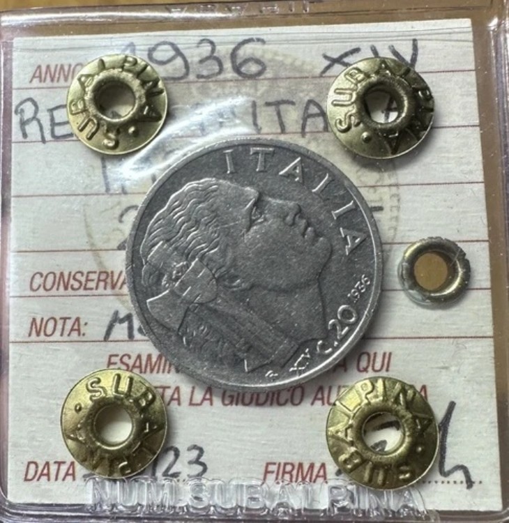 イタリア王国 20セント 1936 XIV 非常に希少な未開封BB / Spl Subalpina｜WORLD RESOURCE【KING店】