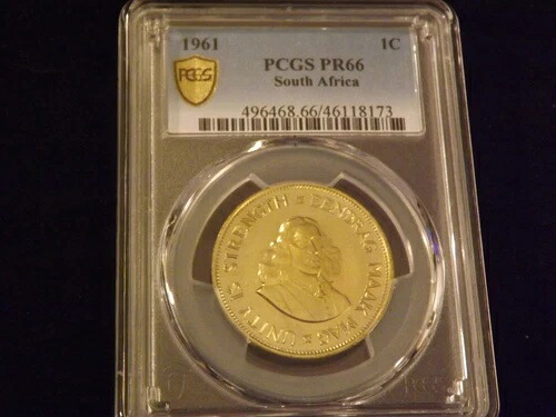 1961年 1C 南アフリカ PCGS PR 67 48,180円