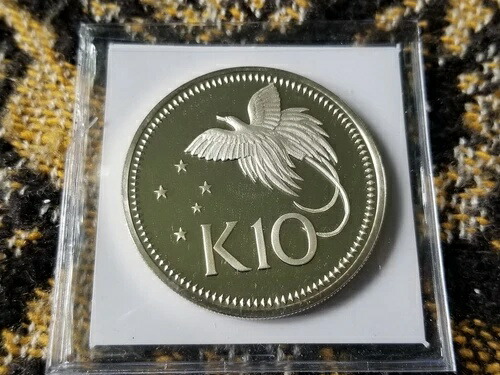 楽天市場】パプアニューギニア 10キナ銀貨 極楽鳥 1975年 /シルバー