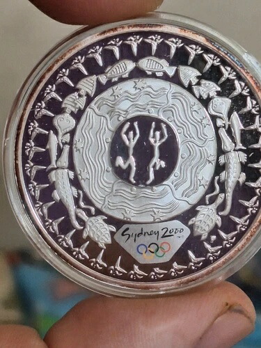 楽天市場】【2000年シドニーオリンピック公式記念コイン 5ドル銀貨4