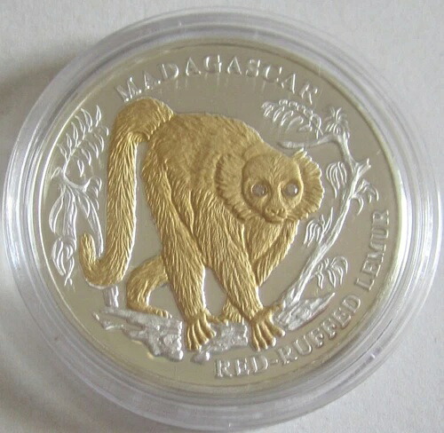 2004年 リベリアドル 10匹の動物 赤 各種 銀貨