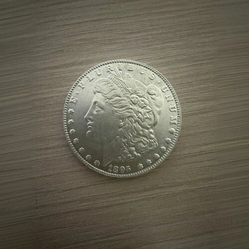 3枚セット -1895-P 1ドルモルガン銀貨