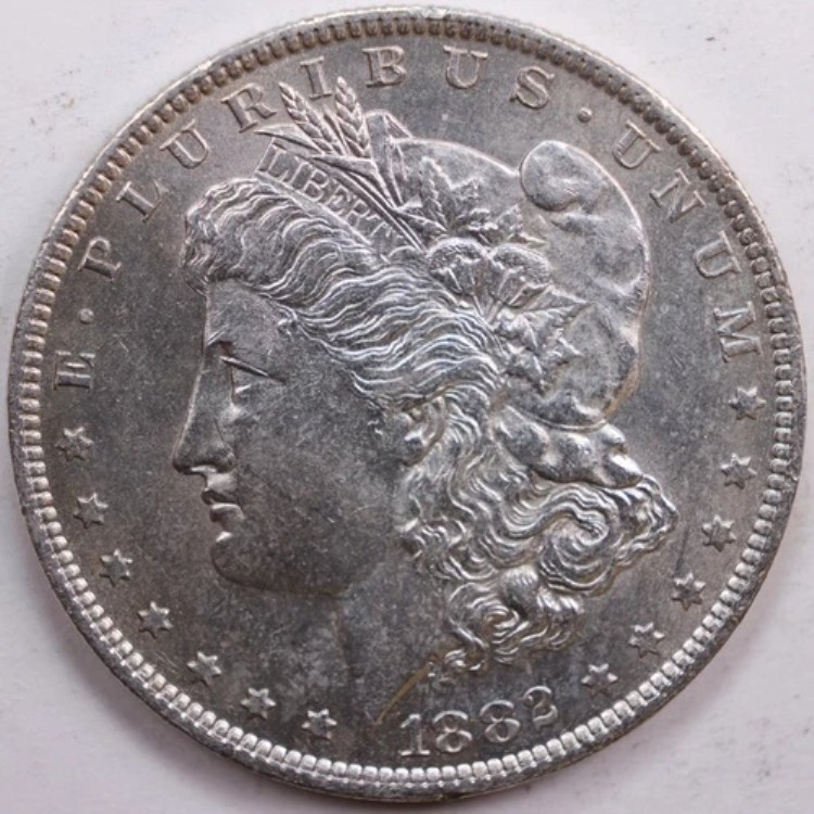 1882-O モルガン・ダラー、ミントステート未流通コイン、ストア番号 DR0804