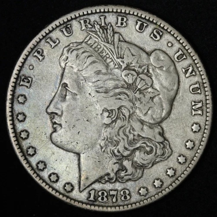 1878 7TF モーガン シルバー ダラー XF E241 WTEM 52,800円