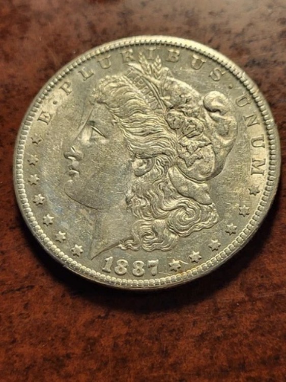1887年 S モルガン銀貨、サンフランシスコの請求書 s87bj 52,800円