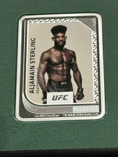 2024 UFCミントトレーディングコイン アルジャメイン スターリング 222/250 52,800円
