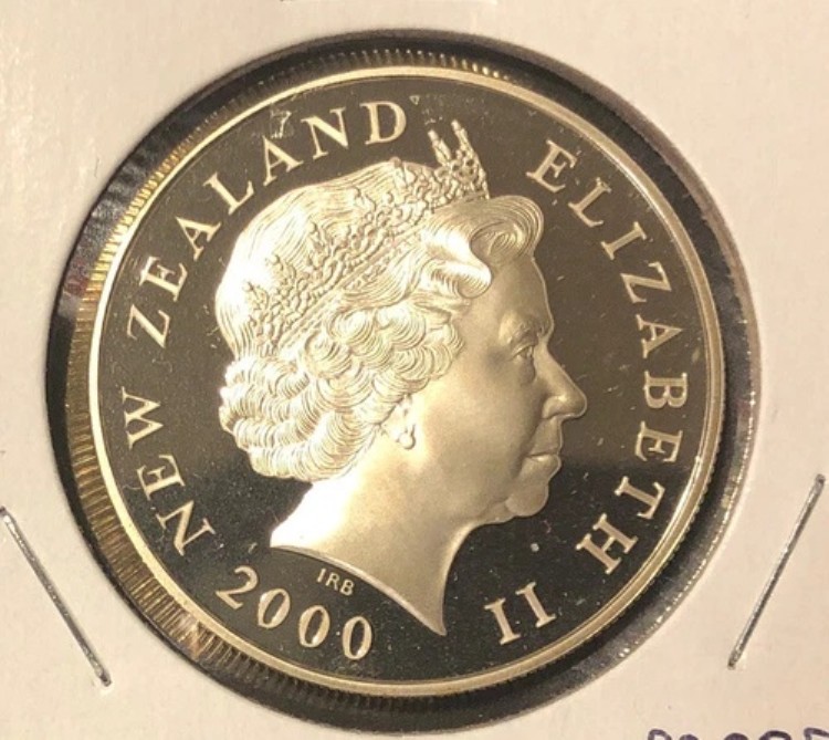 2000年ニュージーランド10ドルプルーフ銀貨 FIRST TO THE FUTURE 発行枚数\u003d33,000枚