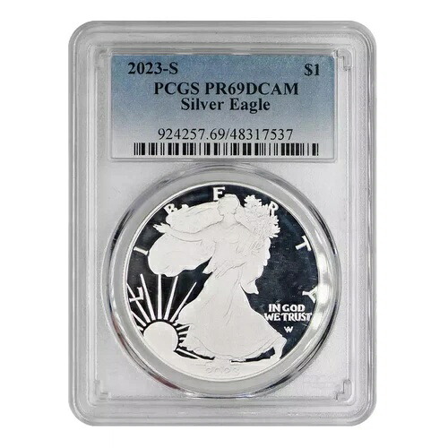 2023-S アメリカン シルバー イーグル PCGS PR-69 DCAM