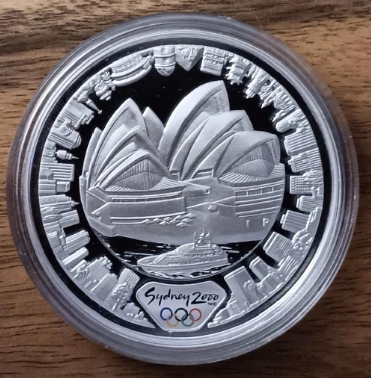 楽天市場】【2000年シドニーオリンピック公式記念コイン 5ドル銀貨4